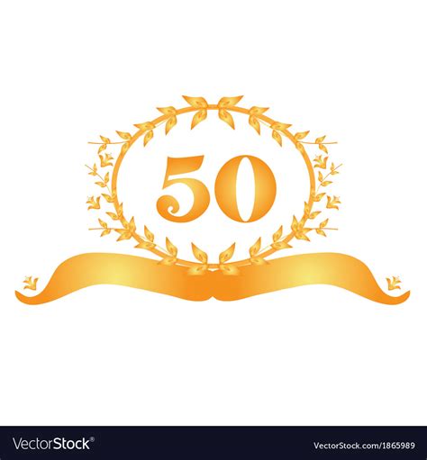50th Anniversary Banner Clip Art