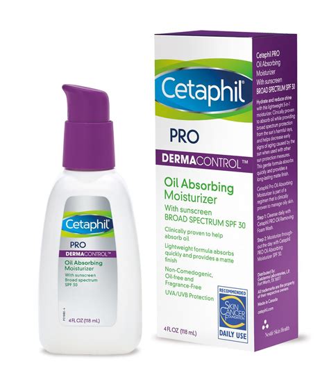 Cetaphil Pro Oil Absorbing Moisturizer Spf 30 Cetaphil Sunscreen