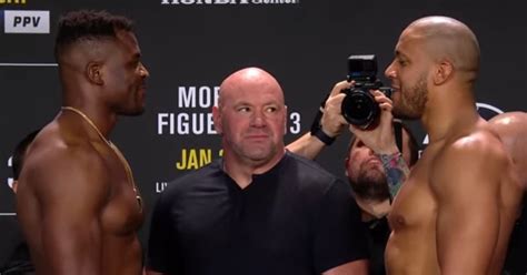 Francis Ngannou Ciryl Gane Faceoff For Final Time Ahead Of Ufc Hot Sex Picture