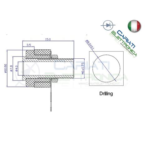 10 Pezzi CONNETTORE BOCCOLA DA PANNELLO PER SPINA A BANANA 4mm ROSS