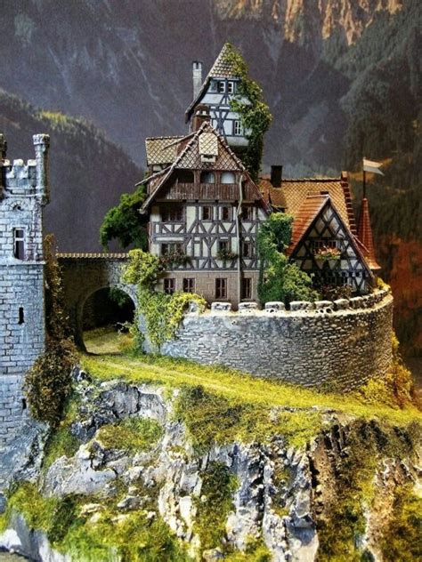 Pin Von Reynard Mans Auf Model Building Burgen Und Schlösser
