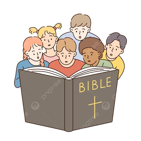 Religious Education And Bible Concept Bible Children Illustration