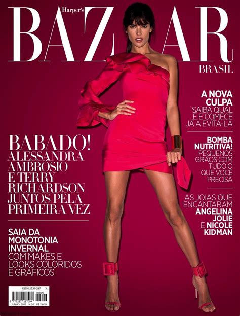Alessandra Ambrosio For Harpers Bazaar Brazil June 2013