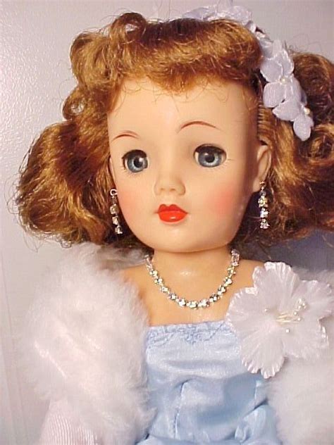 Vintage 1950s 18 Miss Revlon Doll Vt 18 Blue Satin Evening Dress W