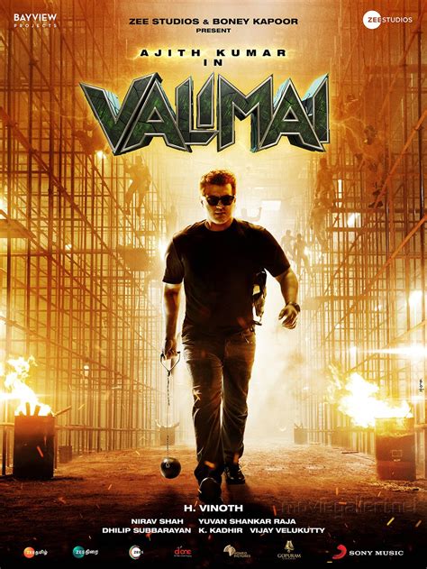 Ajith Valimai First Look Poster Hd Valimai Movie Hd Wallpaper