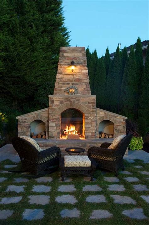 53 Most Amazing Outdoor Fireplace Designs Ever Home Interior Ideas