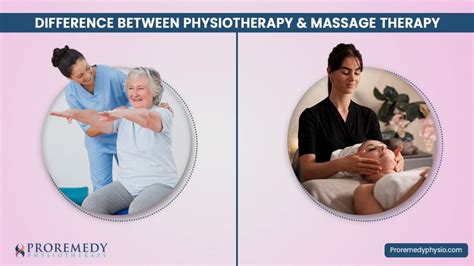 Difference Between Physiotherapy And Massage Therapy Proremedy Physio