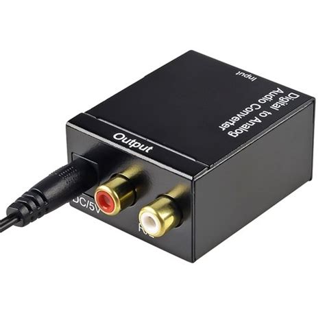 Digital Audio Out Optical To Rca Spegel Med Belysning