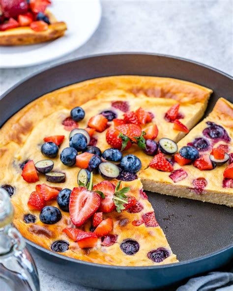 Skillet Berry Baked Pancake Clean Food Crush