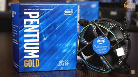 Обзор и тестирование процессора Intel Pentium Gold G5400 по следам