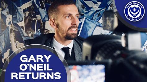 gary o neil looks back on his time at pompey youtube