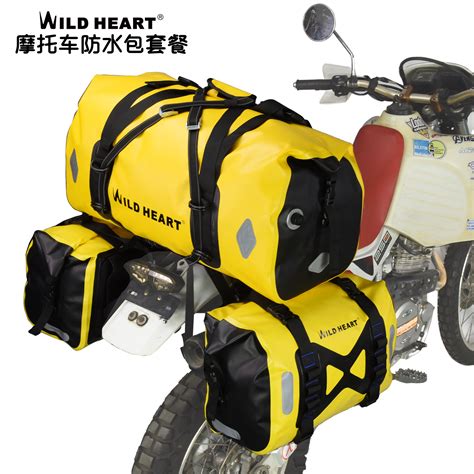Wild Heart Motorcycle Side Bag Waterproof Full Waterproof Double Pack
