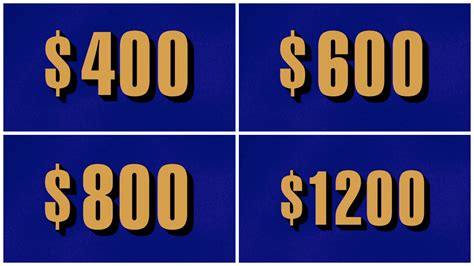 Jeopardy Game Show Fonts In Use
