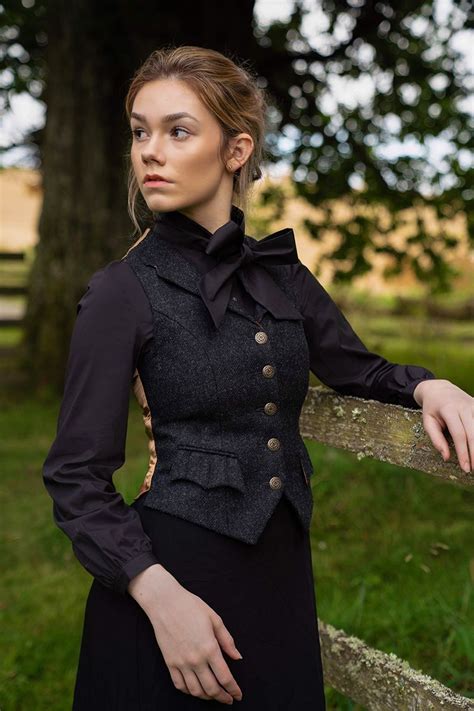 Kelso Waistcoat Custom Tweed Waistcoat Woman Vest Outfits For