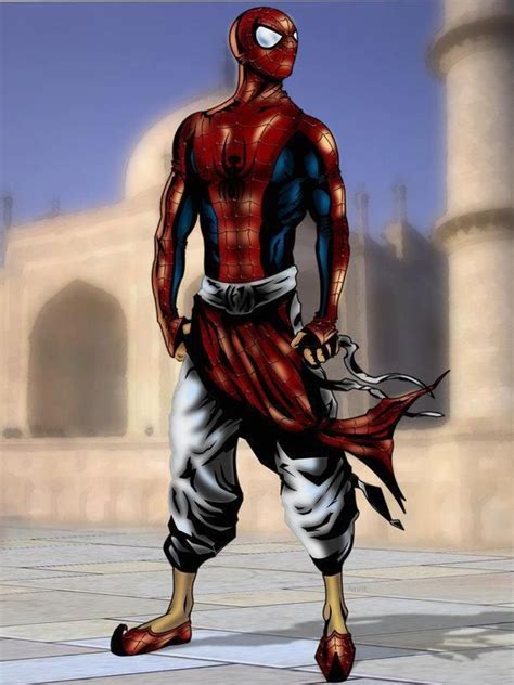 Indian Spider Man Spiderman Marvel Spiderman Superhero