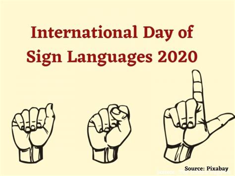 International Day Of Sign Languages 2020 Sign Languages Are For