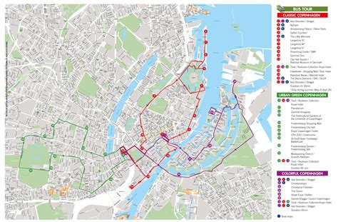 Map Of Copenhagen Bus Tour Hop On Hop Off Bus Tours And Big Bus Of