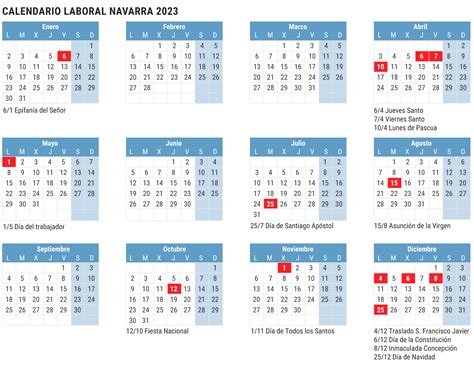 Calendario Laboral Navarra 2023 Días Festivos Y Puentes Cómo