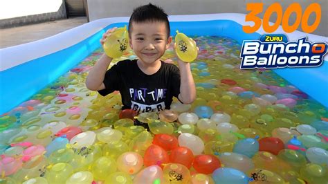 3000 Bunch O Balloons Kids Inflatable Pool Water Fight Fun Surprise