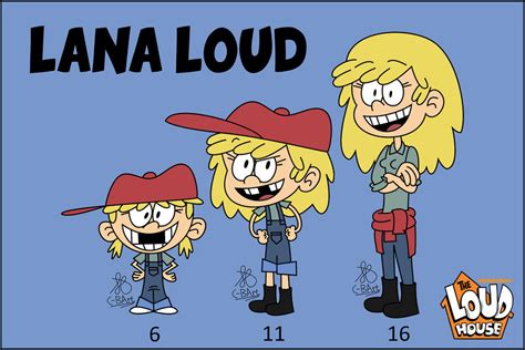 Lana Loud Growing Up By C Bart On Deviantart