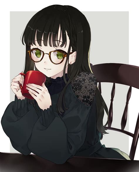 List 105 Wallpaper Anime Girl With Glasses And Black Hair Sharp 092023