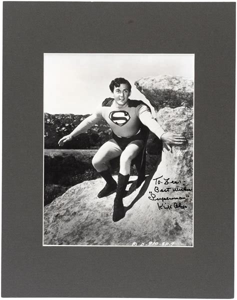 Hakes Superman Actor Kirk Alyn Signed Photo