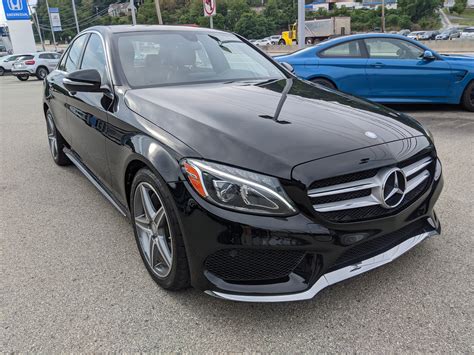 Pre Owned 2015 Mercedes Benz C Class C 300 Sport In Obsidian Black