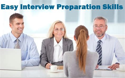 8 Good Job Interview Preparation Tips Skills And Techniques For Succcess