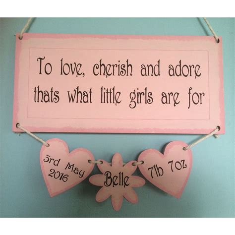 To Love Cherish And Adore Plaque With Hanging Shapes Sophella