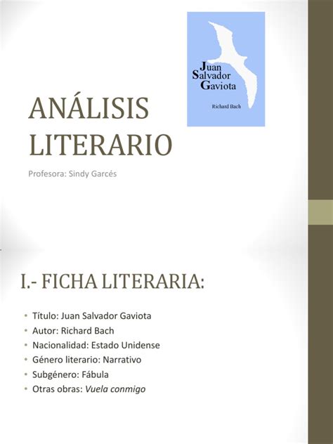 Check spelling or type a new query. ANÁLISIS LITERARIO juan salvador gaviota | Fiction ...