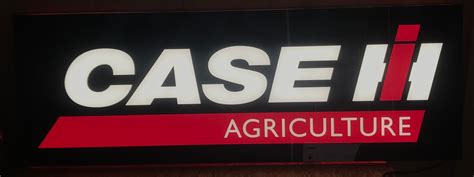Lighted International Case Agriculture Sign 30x10x4 Br