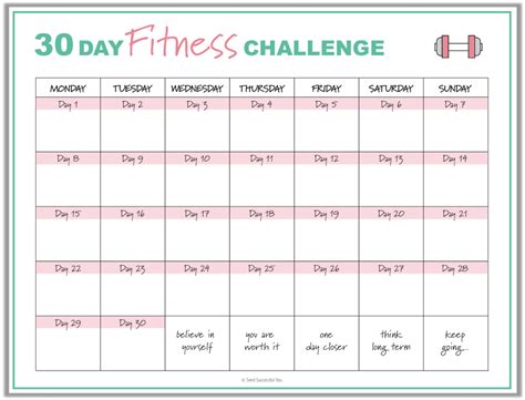 Free Fitness Planner Printables To Help You Achieve Your Fitness Goals