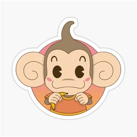 Monkey Banana Sticker By Alundrart Redbubble