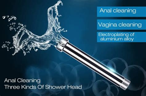 Enemator Anal Clean Enema Bidet Small Shower Head Vaginal Washing Unisex Private Parts Cleaning