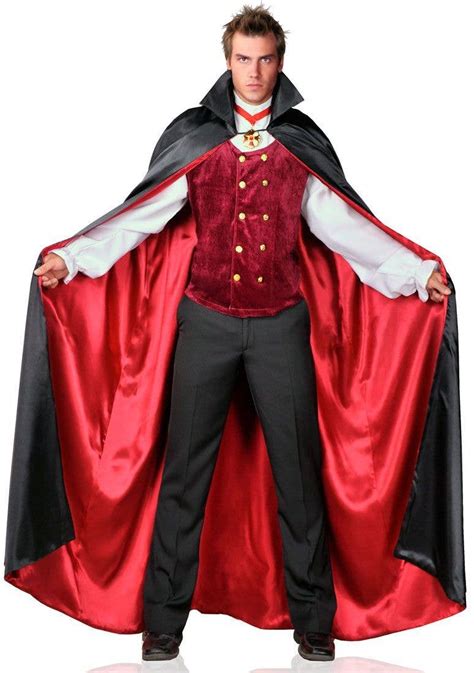 Mens Count Bloodthirst Vampire Costume Mens Halloween Costumes