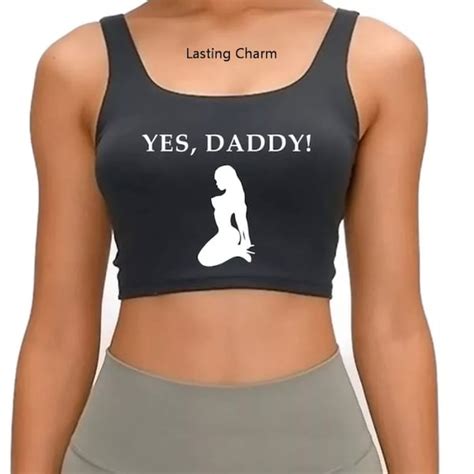 Yes Daddy Crop Tops Etsy