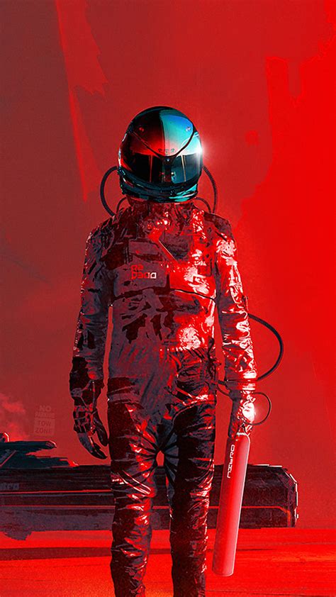 X Scifi Astronaut Artist Artwork Digital Art Hd Deviantart For Iphone