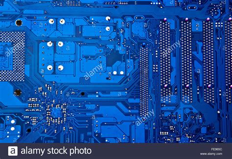 Computer Main Board Background Stock Photo Alamy