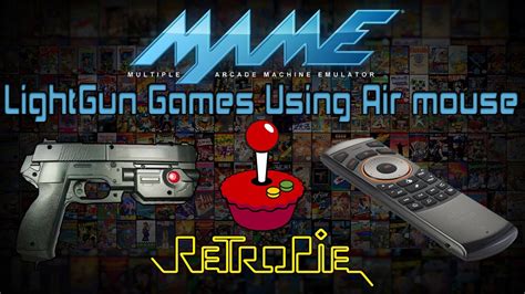 Mame Light Gun Games In Retropie Using An Air Mouse Youtube