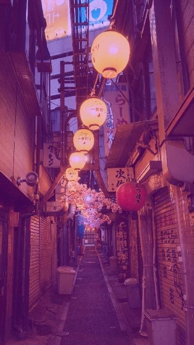 Free Modern Aesthetic Asian Streets Mobile Wallpaper