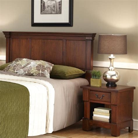 Shop Home Styles Aspen Rustic Cherry Full Queen Bedroom Set At Lowes Com