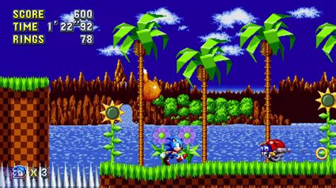 Sonic Mania Green Hill Zone Act 1 Special Stage Boss Youtube