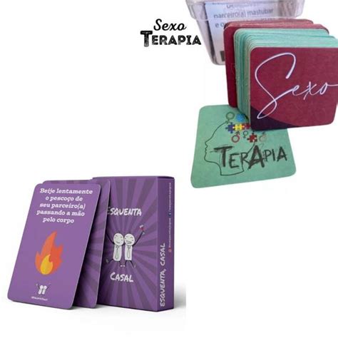 Kit Sexo Terapia Esquenta Casal Jogo De Cartas Casamento Jogos Secretos E Esquenta Jogo