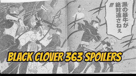 Black Clover Chapter 363 Spoilers Youtube