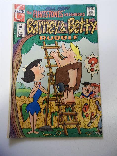 Barney And Betty Rubble 1 1973 Comic Books Bronze Age Charlton