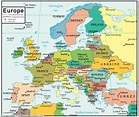 4 Free Labeled Map Of Europe with Countries in PDF