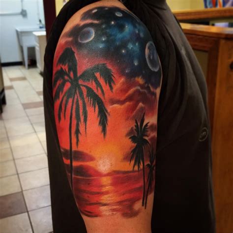 See This Instagram Photo By Heffronart 58 Likes Beach Tattoo
