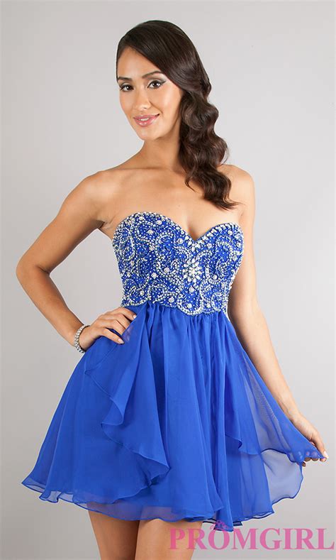 Strapless Party Dress By Dave And Johnny 10069