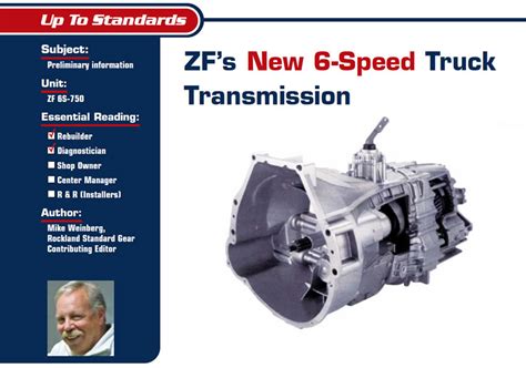 Zfs New 6 Speed Truck Transmission Transmission Digest