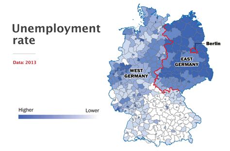 A történelmi csehország tartomány (csehül: Németország 26 évvel később - közgazdasági vizualizáció
